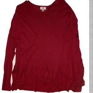 Old Navy Flowy Peplum Style Top